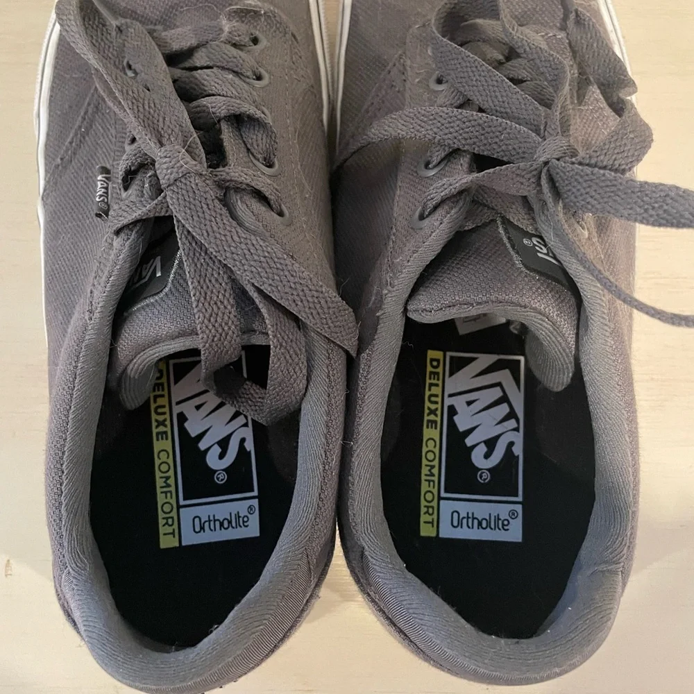 Vans Atwood Dark Gray Deluxe Comfort Ortholite Men‎ Shoes Size 8
